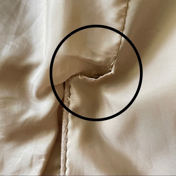 Vintage Abe Schrader Ultra Suede Peak Lapel Button Front Blazer Jacket Tan Small - Picture 13 of 16